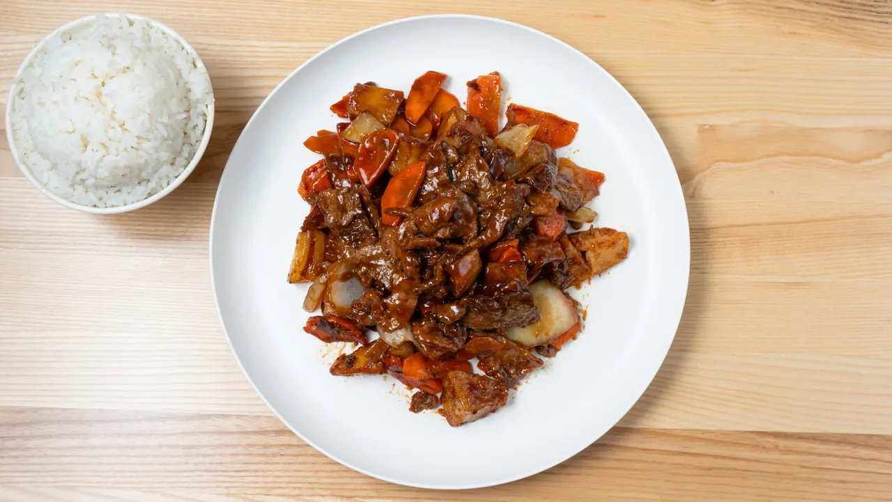 Potato with Beef